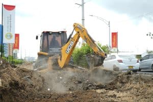 Cartagena comienza la megaobra del intercambiador de La Carolina que promete aliviar trancones históricos