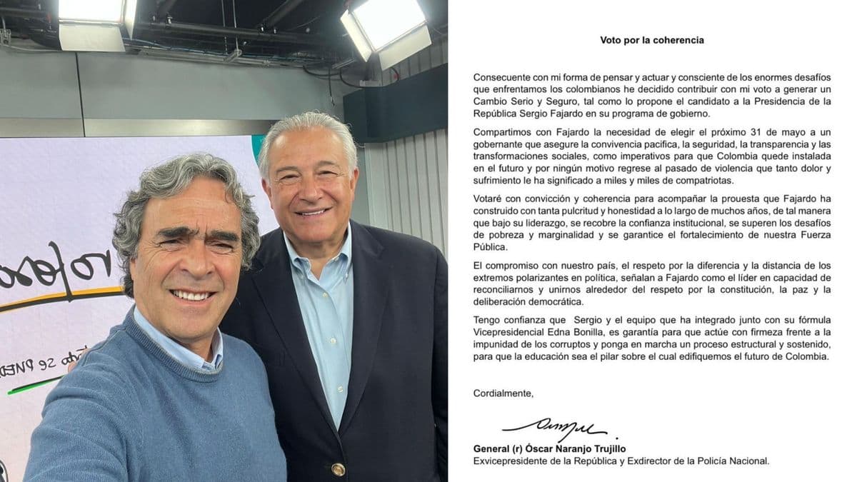 Fajardo recibe apoyo de Naranjo y cuestiona gestión de la Nueva EPS en el Gobierno