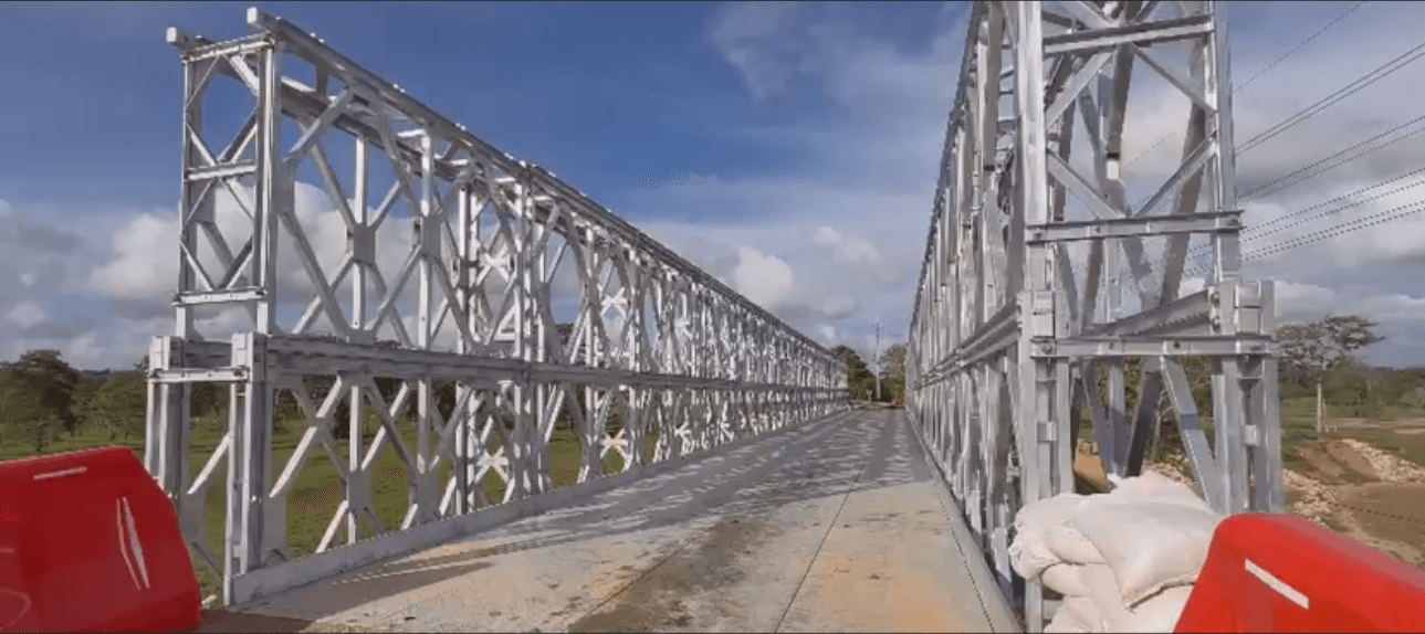 Finalizan cimentación del puente Mulatos que une Necoclí y San Juan de Urabá