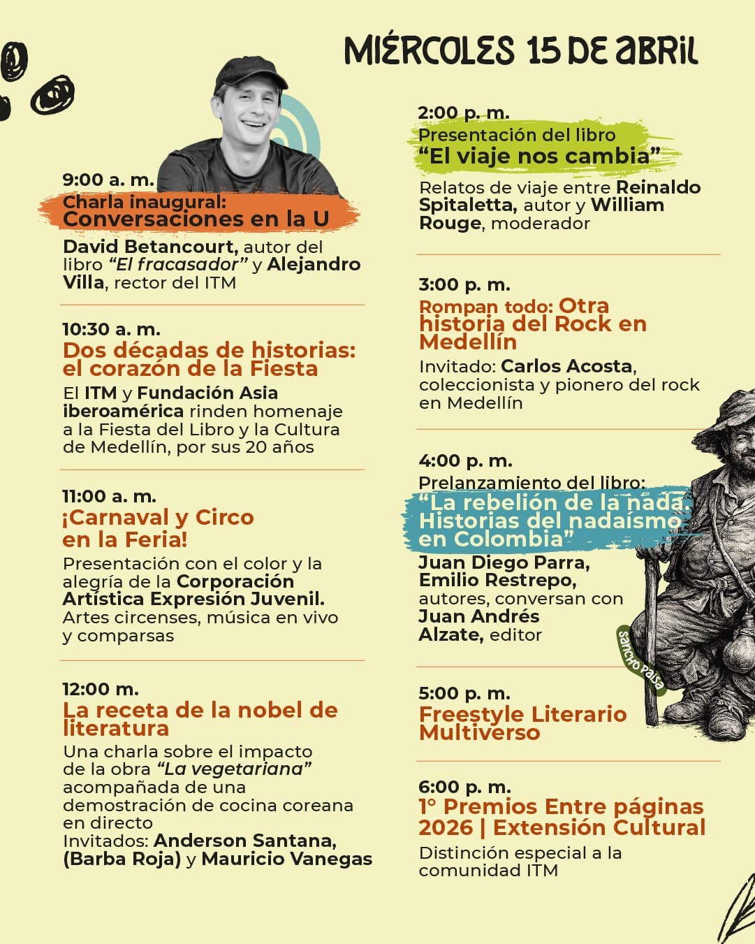 La Feria del Libro ITM regresa en su edición 18 con música, memoria y conversatorios