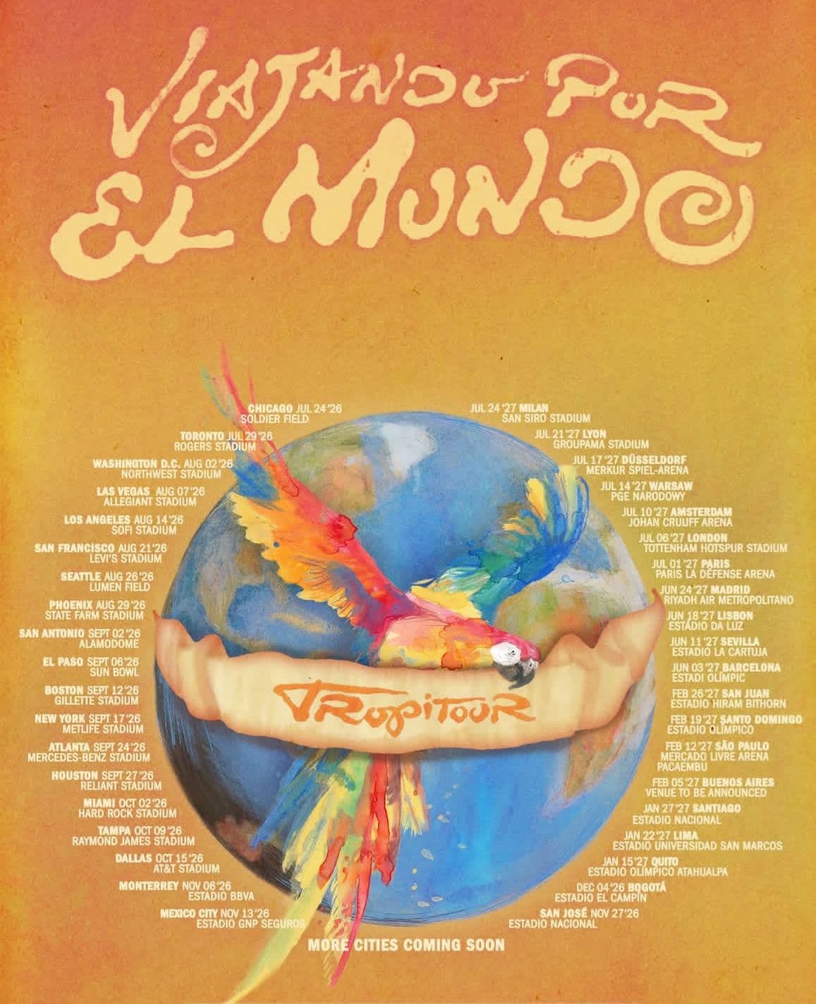 Karol G anuncia gira mundial con 30 fechas, pero Medellín espera noticias