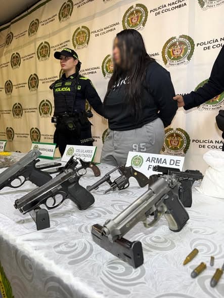 Capturan a "La Gatilla" en operativo contra punto de droga y armas en Manrique
