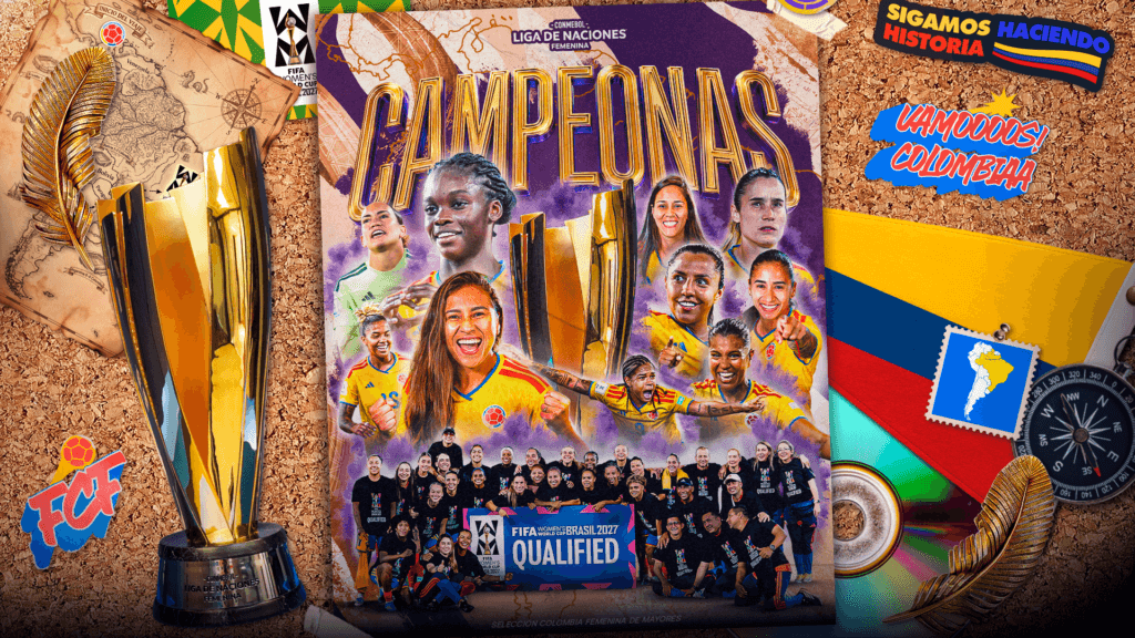 Colombia campeona: las chicas remontaron tres veces y ganaron la primera Liga de Naciones femenina