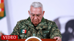 Secretario de Defensa mexicano se quiebra al recordar a 25 militares caídos en operativo contra "El Mencho"