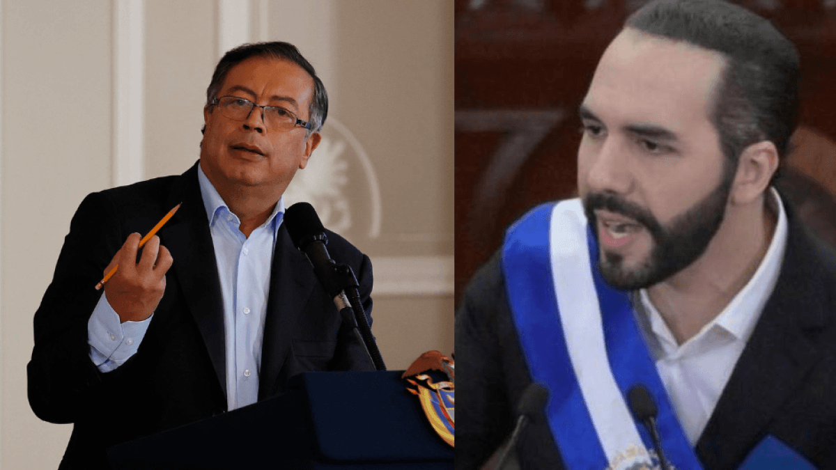 Bukele reta a Petro: que se lleve todos los presos salvadoreños si critica su sistema