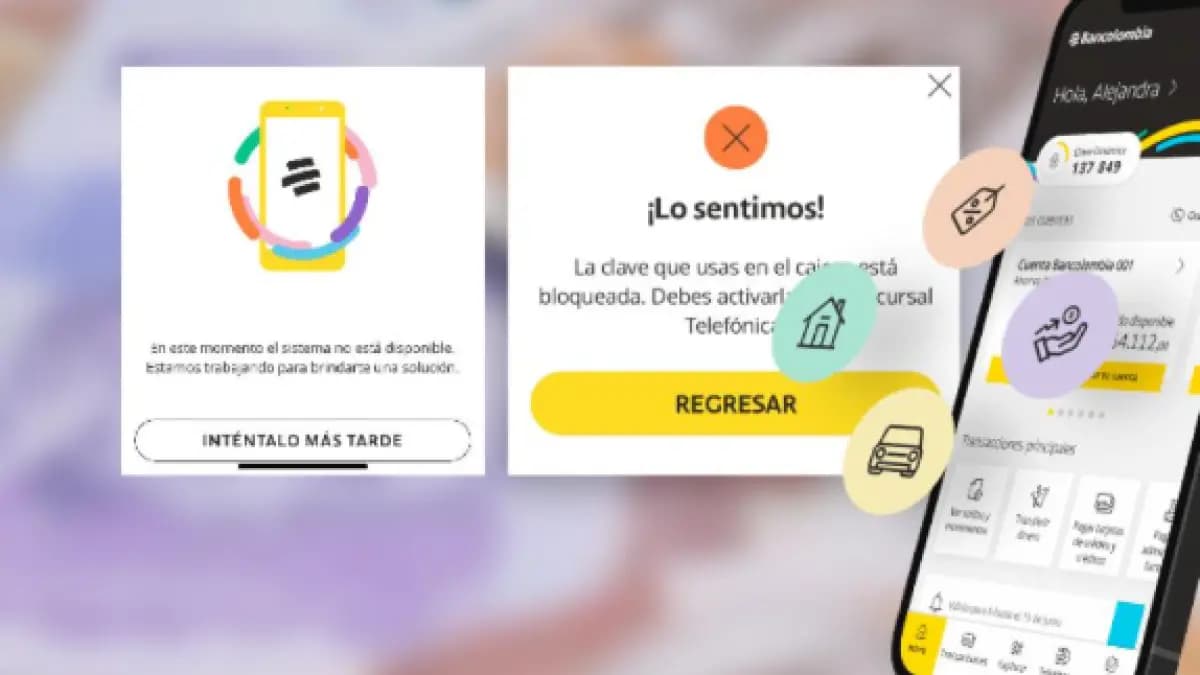 Bancolombia sigue con fallas: qué operaciones puedo hacer y qué riesgos corro con mi dinero