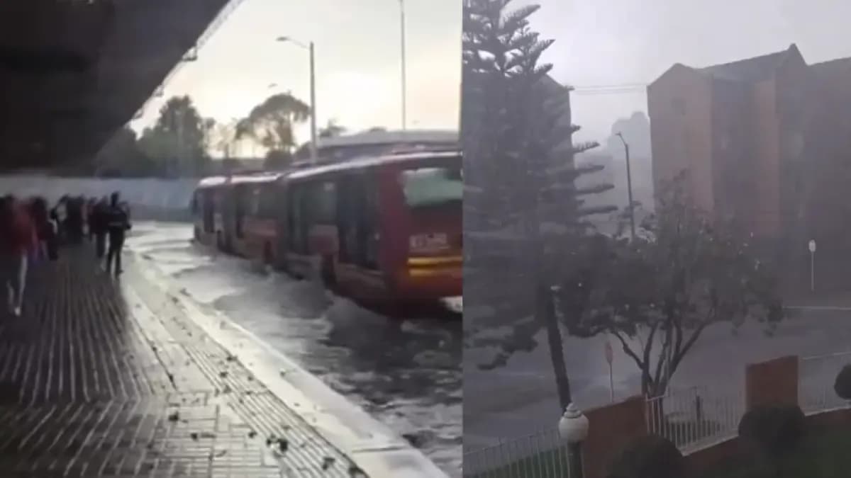 Granizo e inundaciones azotaron Bogotá: Engativá fue la localidad más golpeada