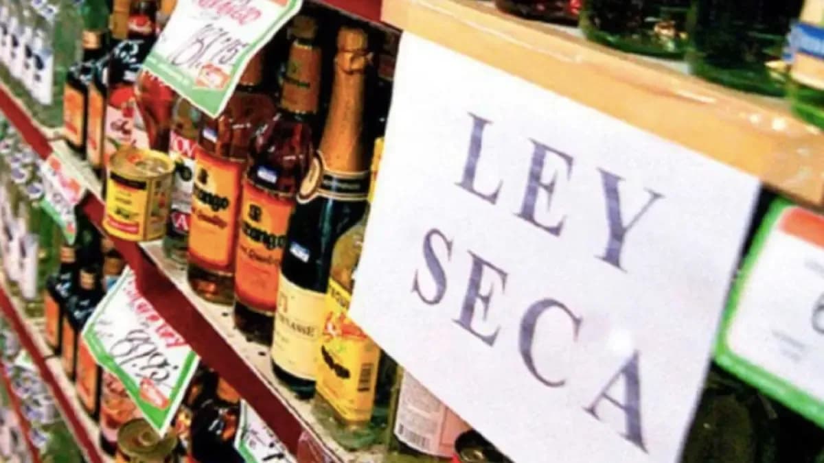 Ley seca en elecciones de marzo 2026: alcohol prohibido el 7 y 8 de marzo