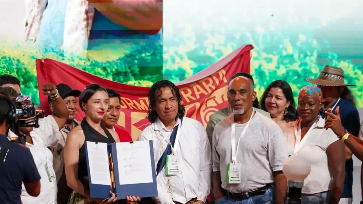 Colombia cierra conferencia agraria internacional con acuerdos de 28 países sobre reforma rural