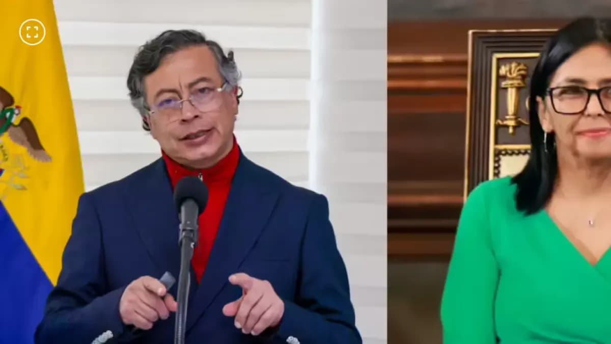 Petro y Delcy Rodríguez se reúnen en frontera para hablar de energía y seguridad