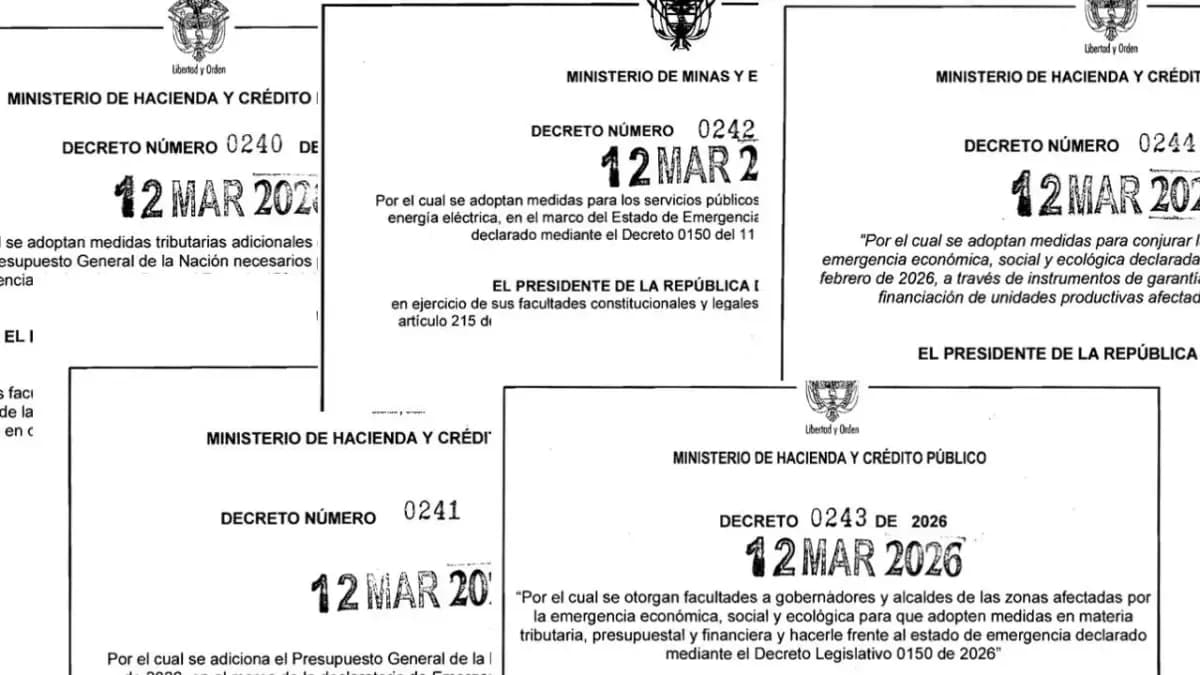 Petro expide siete decretos de emergencia: nuevos impuestos y garantías de crédito para enfrentar crisis por lluvias