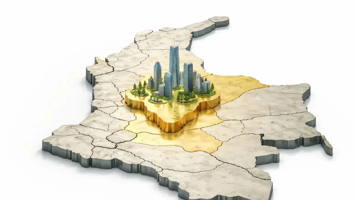 Bogotá gana seis veces más que los departamentos pobres: la brecha que parte a Colombia en cuatro