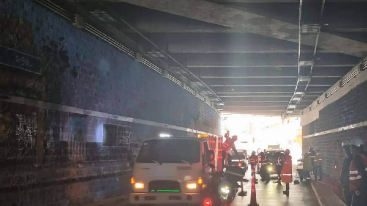 Maquinaria del Metro dañó viaducto en calle 72; no hay riesgo estructural pero genera congestión