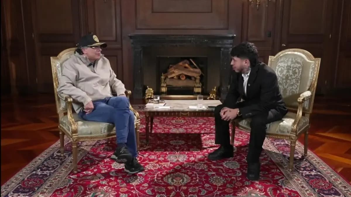 Petro en charla con Westcol: "Me gustaría tener sentado a Trump en esta mesa"