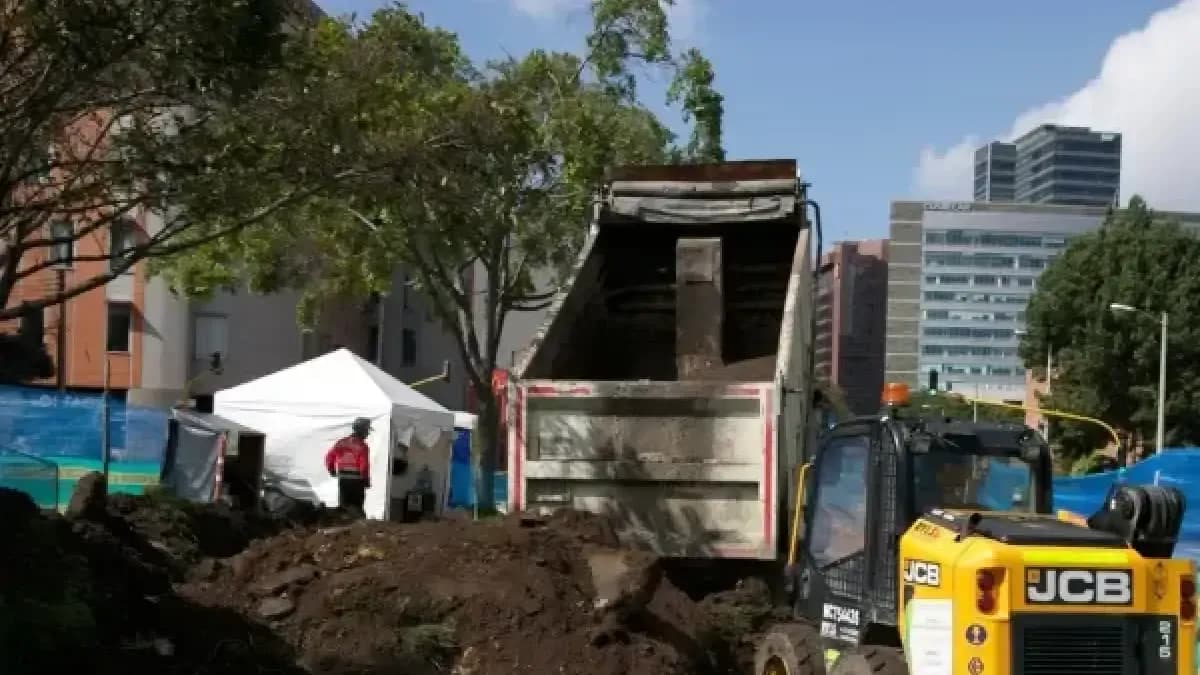 Carrera Séptima avanza: primera semana de obras sin sorpresas arqueológicas