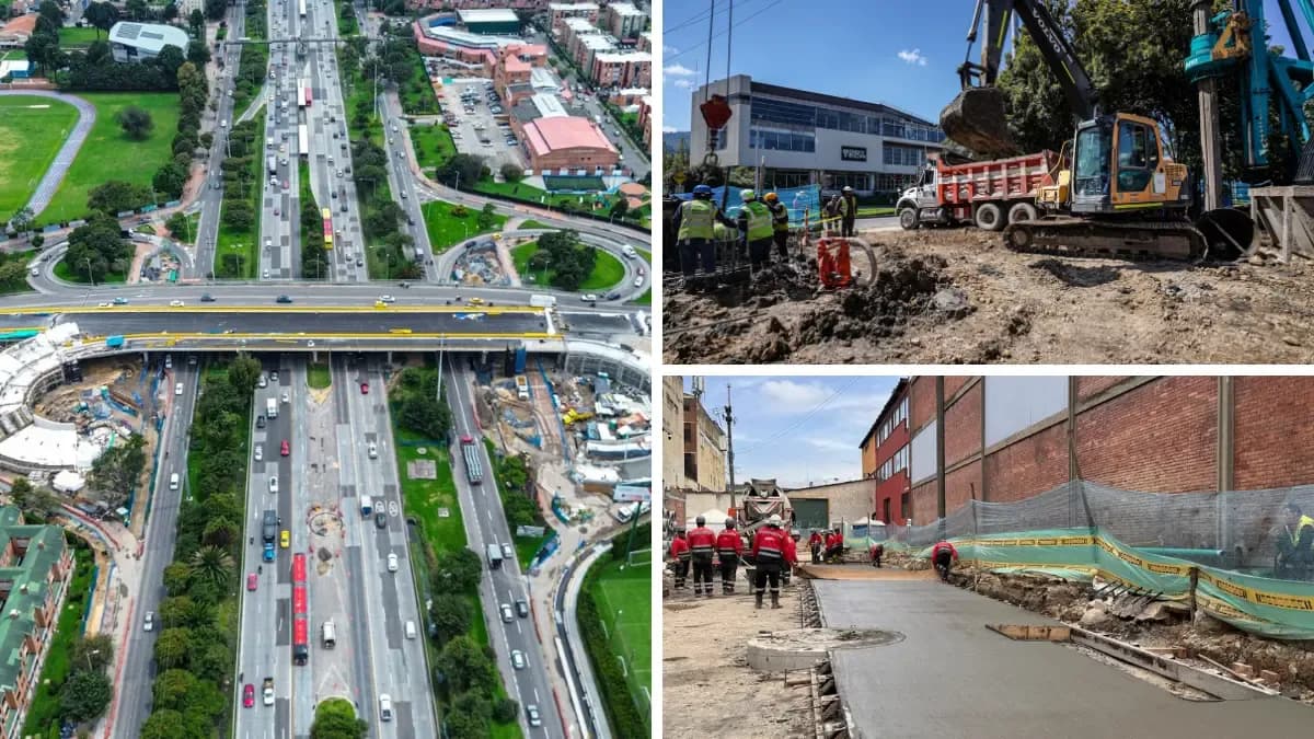 Bogotá acelera tres megaobras de movilidad que beneficiarán a más de un millón de personas