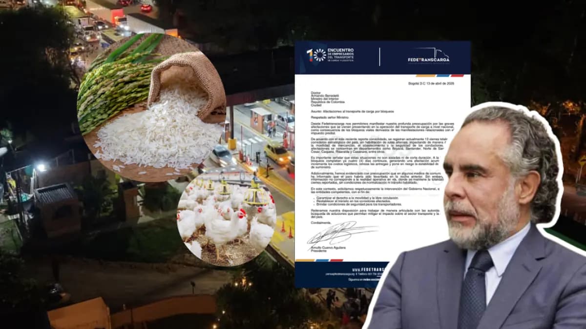 Bloqueos por catastro causan pérdidas de 92 mil millones en cuatro días y paralizan miles de camiones