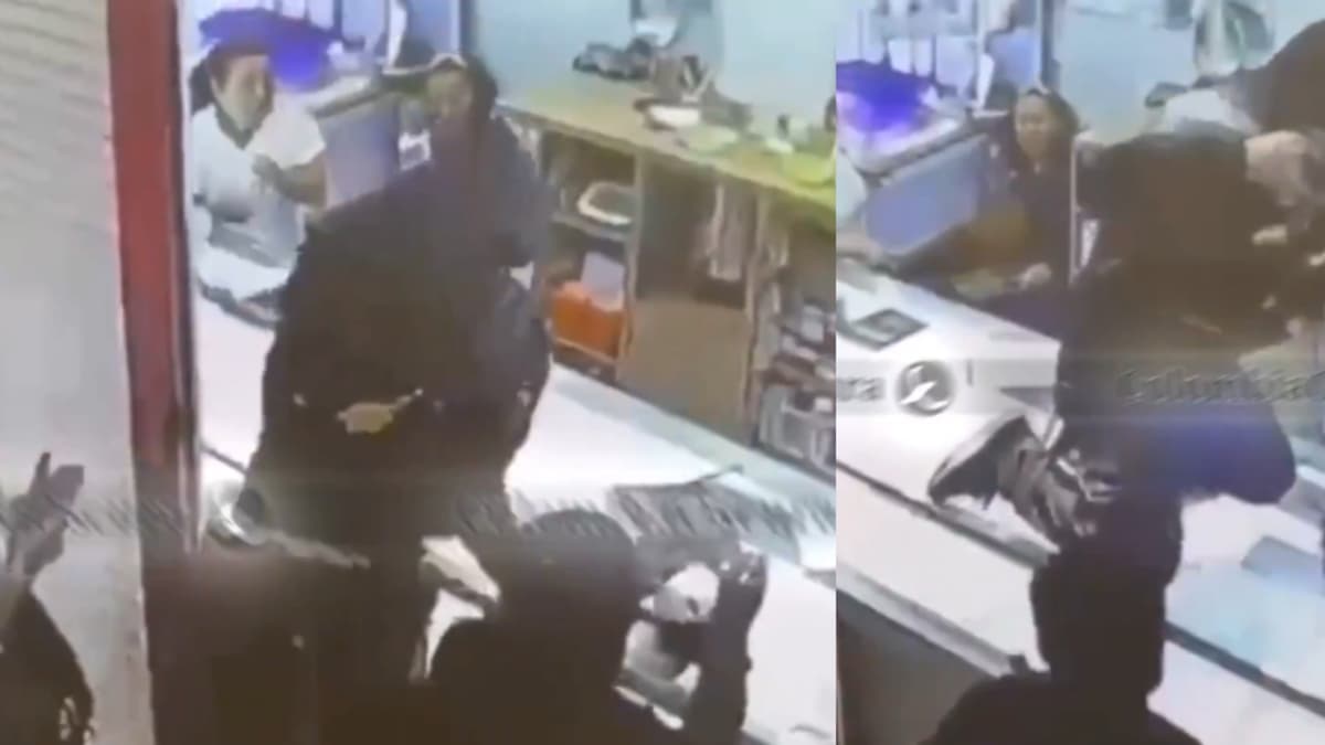 Dos ladrones armados asaltan joyería en San Andresito de San José; el robo fue captado por cámaras