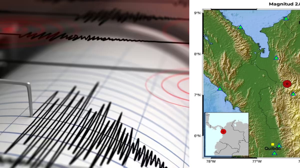 Sismo de magnitud 2.8 sacude a Mutatá en la madrugada del miércoles sin reportar daños