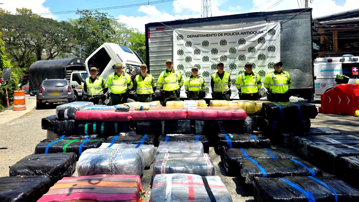 Golpe histórico al narcotráfico: incautan 5,2 toneladas de marihuana en La Pintada