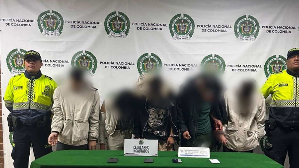 Capturan cinco ladrones de celulares en San Cristóbal: los envolvían en papel aluminio para no dejarlos rastrear