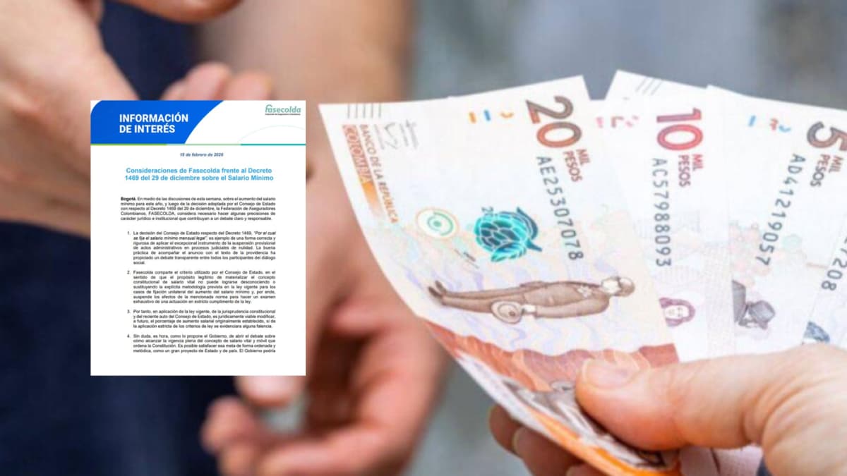 Los aseguradores piden que cambios al salario mínimo pasen por el Congreso, no por decretos