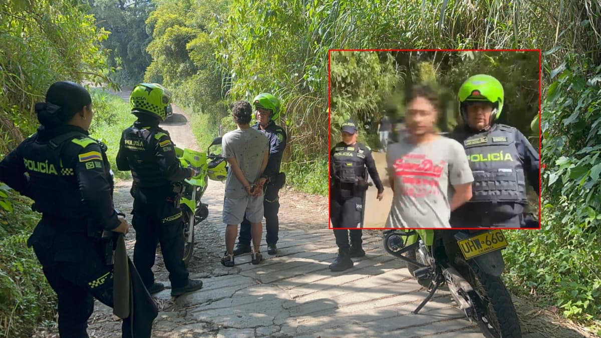 Capturan a 'Chéster', señalado de tres homicidios en el sur del Valle de Aburrá en menos de dos meses