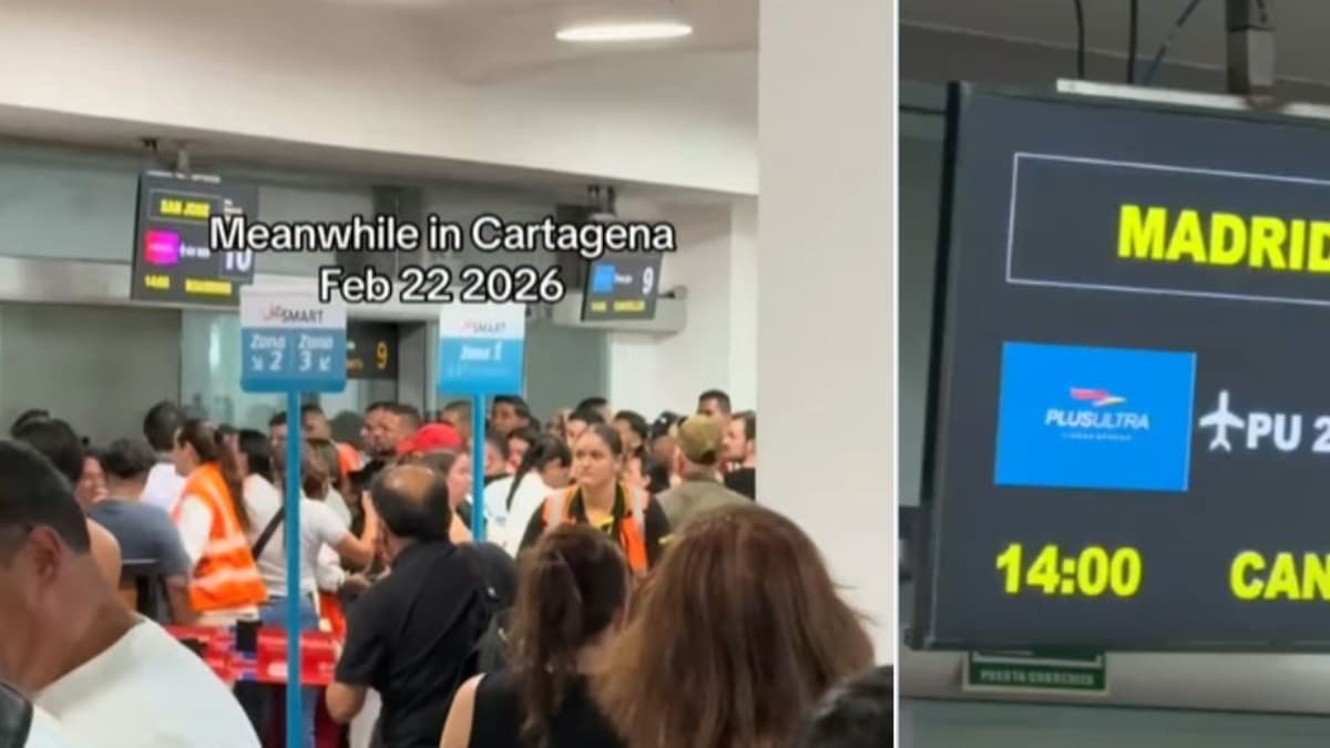 Más de 50 horas de espera: pasajeros de Cartagena a Madrid vivieron una odisea tras avería en vuelo