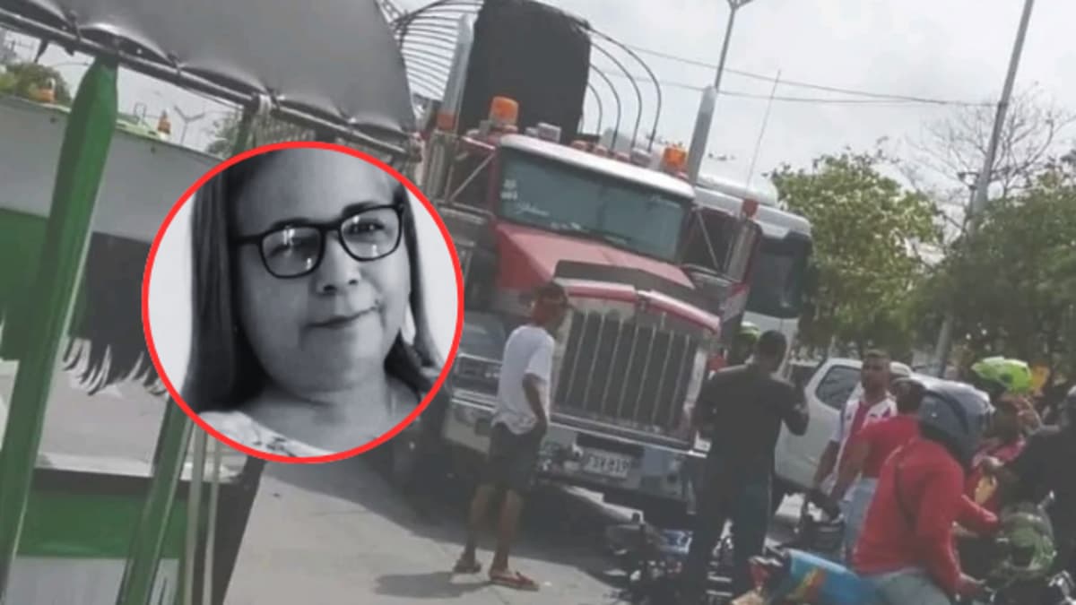 Muere adulta mayor arrollada por tractomula en Barranquilla cuando viajaba en mototaxi