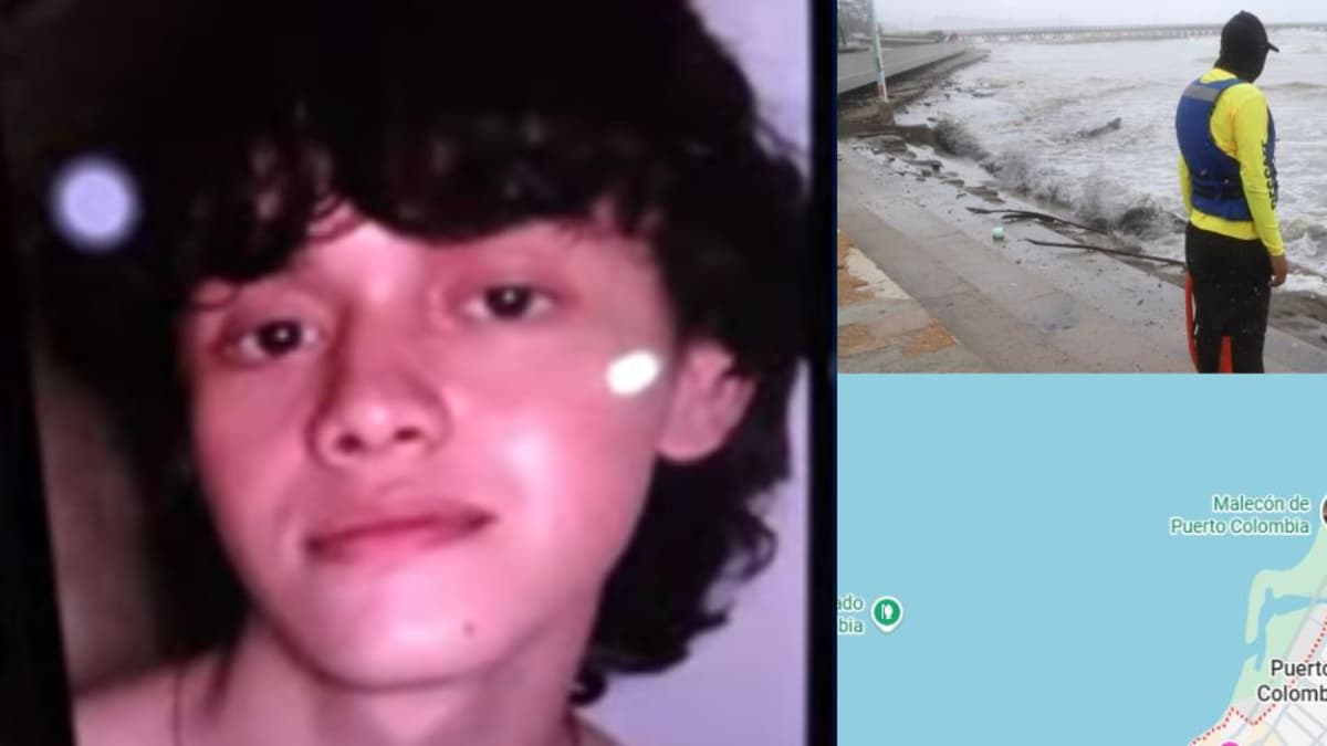 Joven desaparecido en Puerto Colombia tras entrar al mar en horario prohibido por frente frío