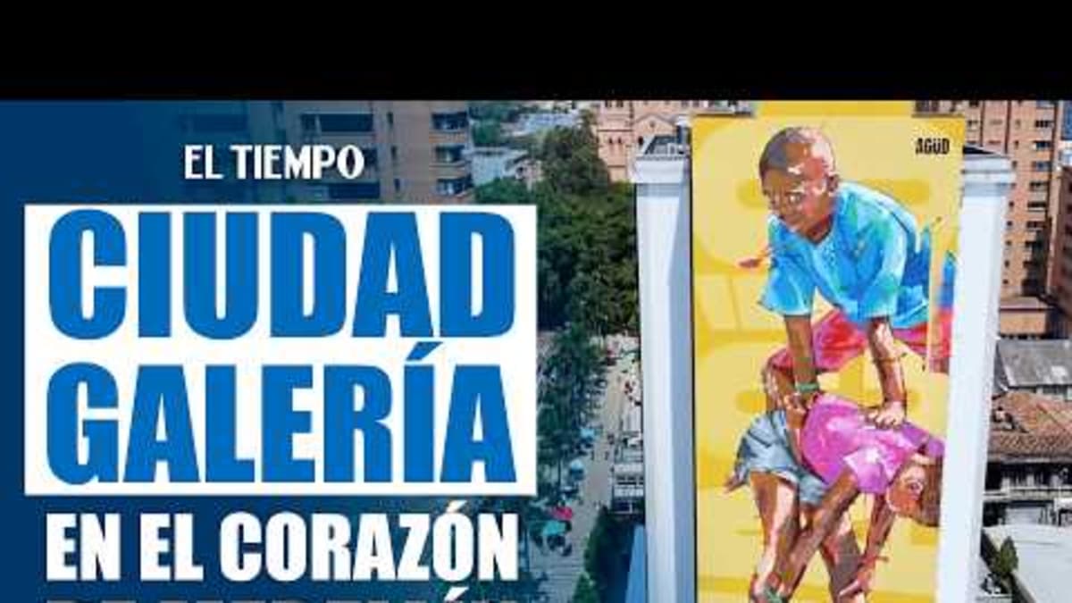 Medellín pinta su centro: siete murales gigantes transforman el corazón de la ciudad