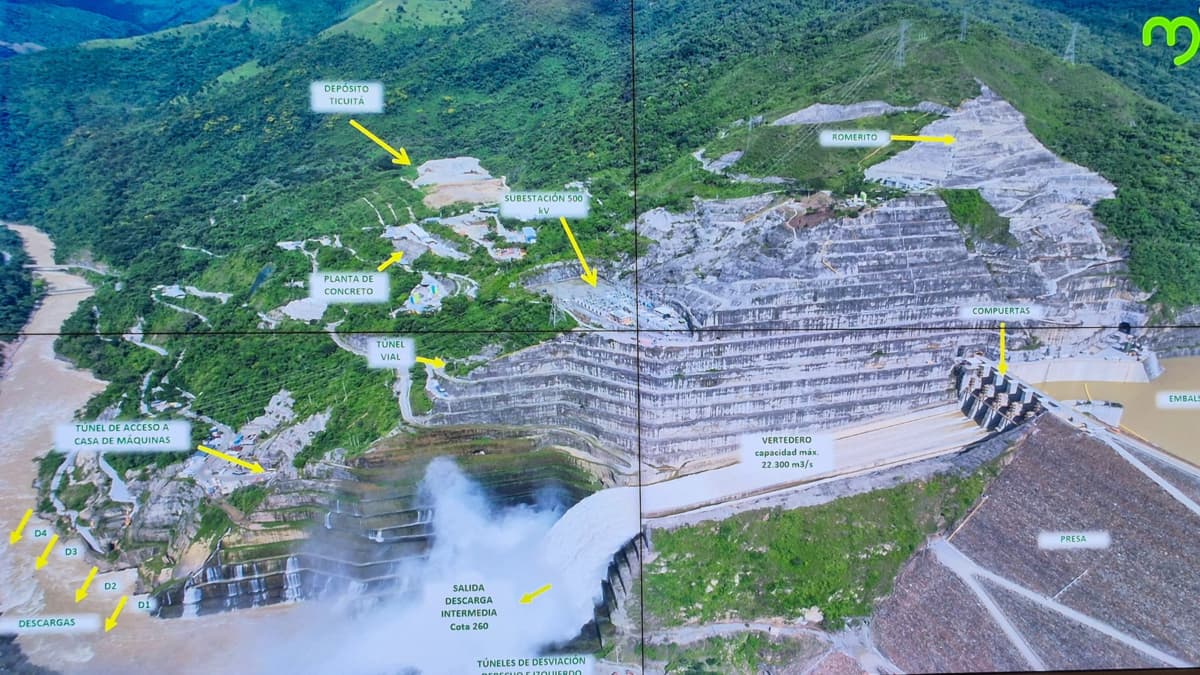 Autoridades refuerzan vigilancia en Hidroituango por aumento de lluvias en Antioquia