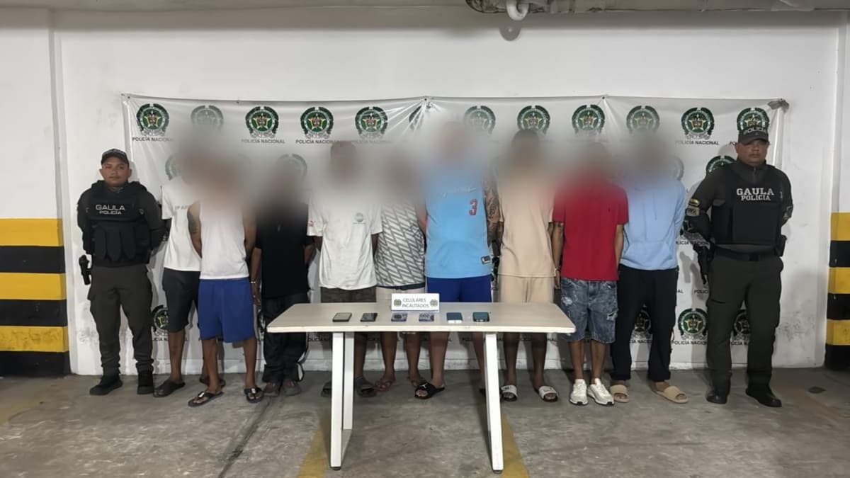 Cae red de extorsionistas de "Los Costeños" en Barranquilla: capturan 18 personas en operativo simultáneo