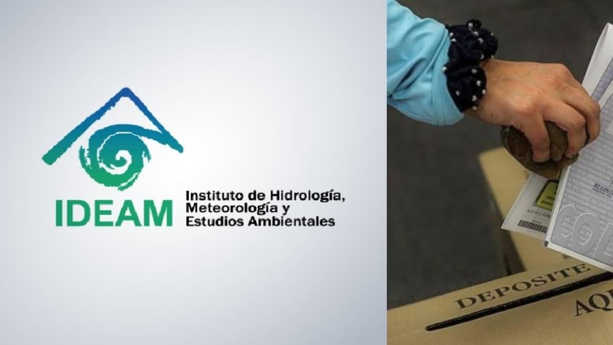 Ideam alerta sobre lluvias en gran parte del país para las elecciones del domingo 8 de marzo