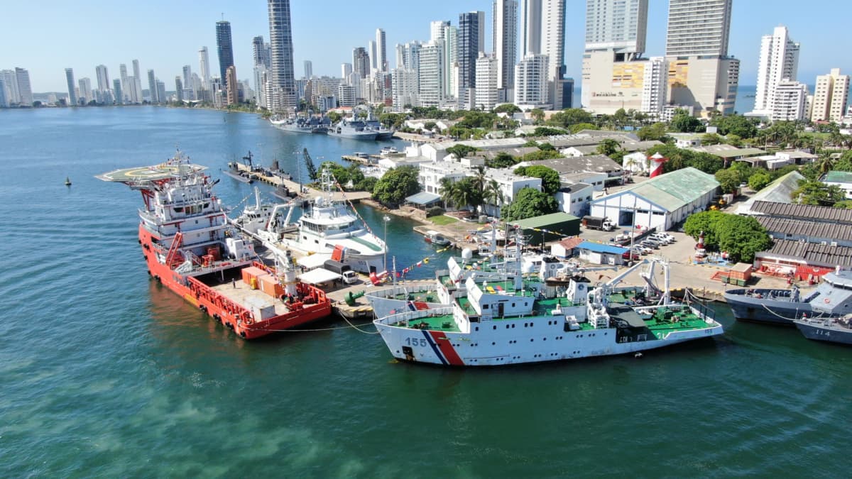 Colombia inicia plan para reducir emisiones de buques con apoyo internacional