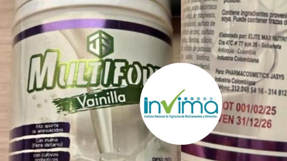 Invima alerta sobre suplemento falso 'Multifort': tiene registro sanitario fraudulento