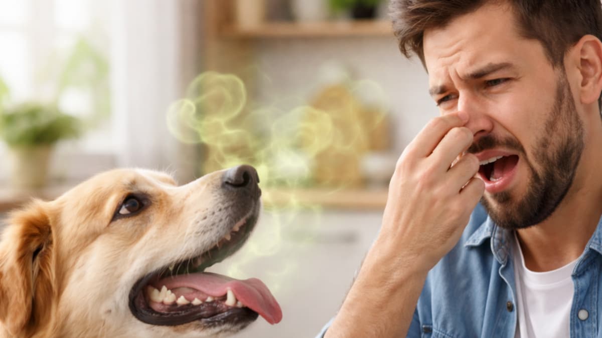 Aliento a pescado en perros: cuándo es señal de alerta y qué hacer