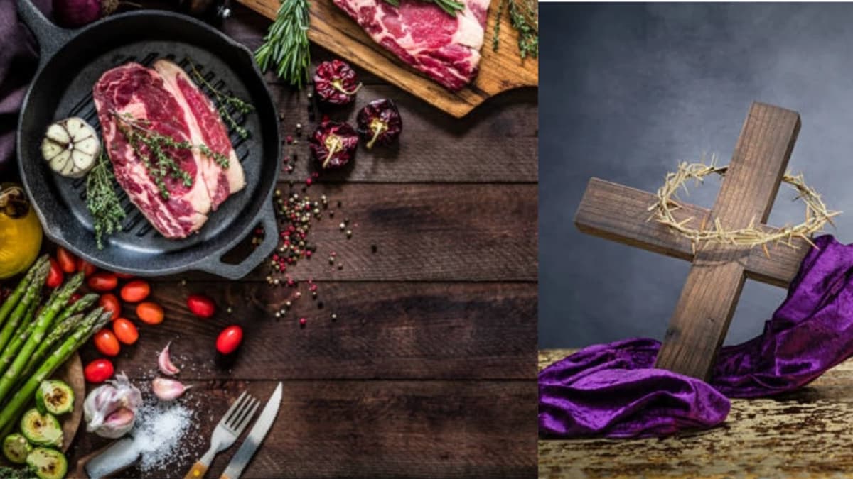 Estos son los días en que la tradición católica pide no comer carne en Semana Santa 2026