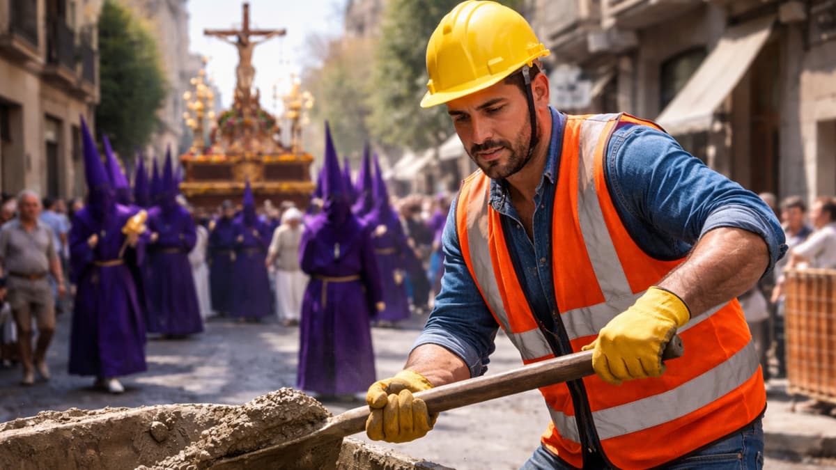 Trabajar en Semana Santa suma dinero: así se calculan los recargos en 2026