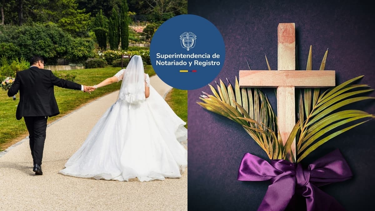 Casarse en Semana Santa es legal en Colombia: la ley civil no tiene restricciones