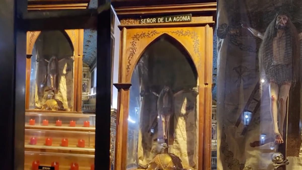 El misterio del Cristo que presuntamente le crece el pelo en la iglesia de San Francisco