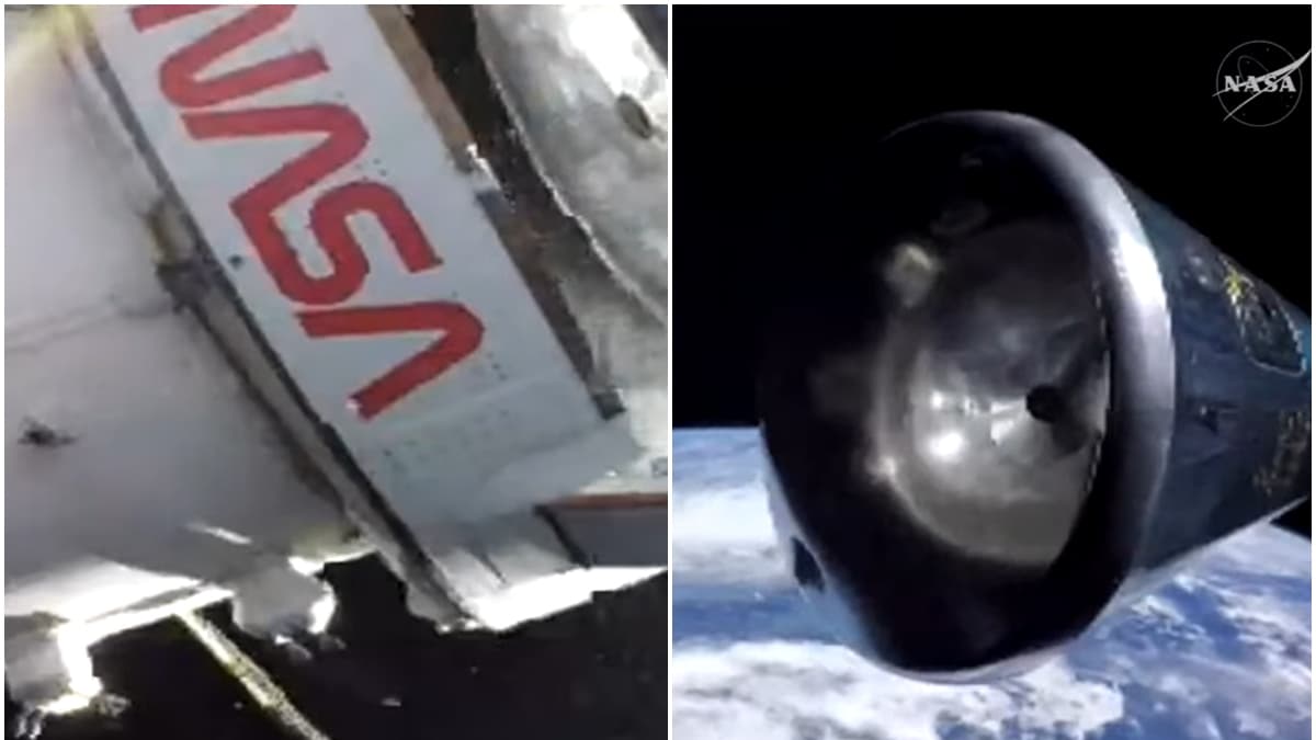 Cápsula Orión con cuatro astronautas se separa para regreso a la Tierra tras orbitar la Luna