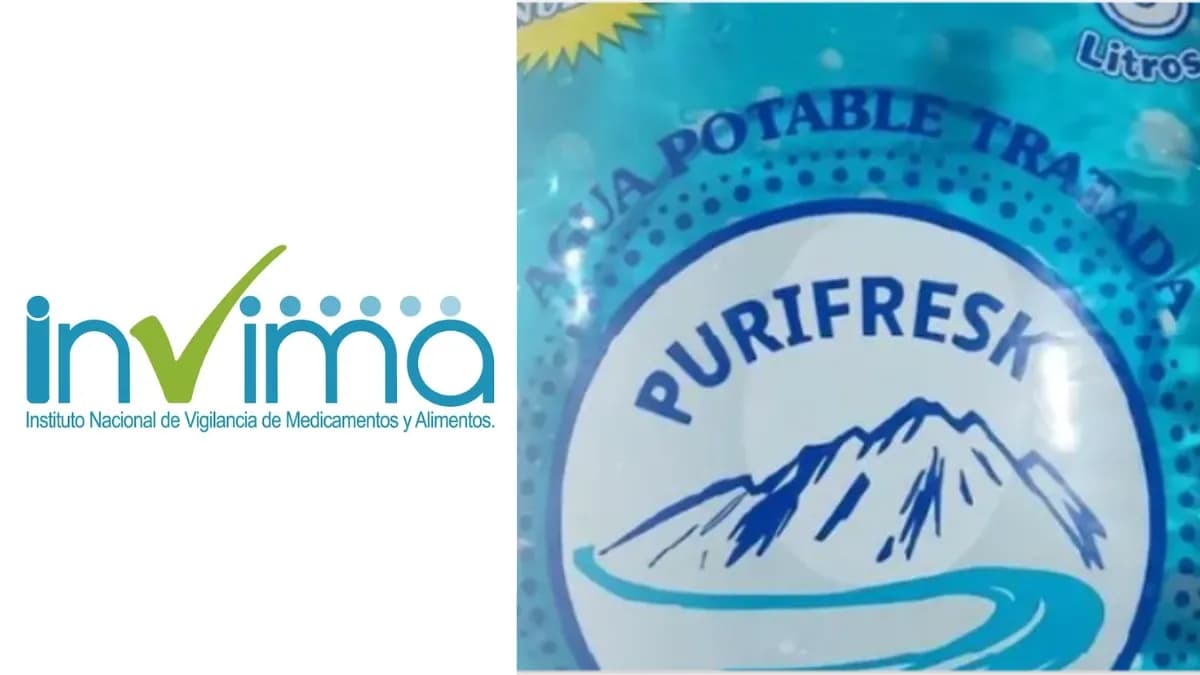 Invima alerta: agua "Purifresk" se vende sin registro sanitario vigente
