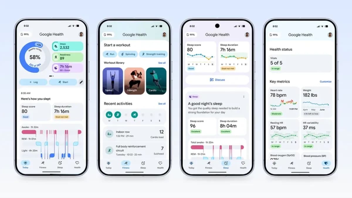 Google Health: la nueva app que unifica tu salud, ejercicio y sueño con IA entrenadora