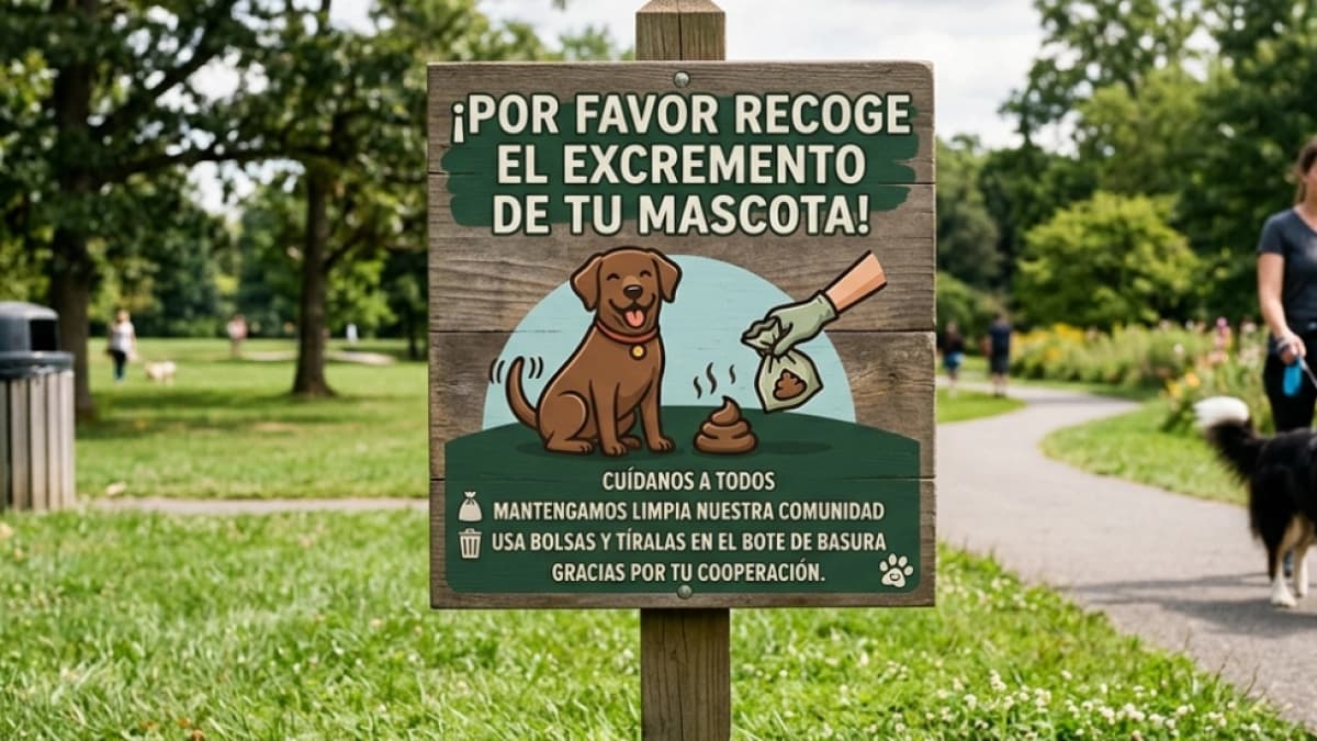 Multa de casi 117 mil pesos por no recoger excremento de mascotas en 2026