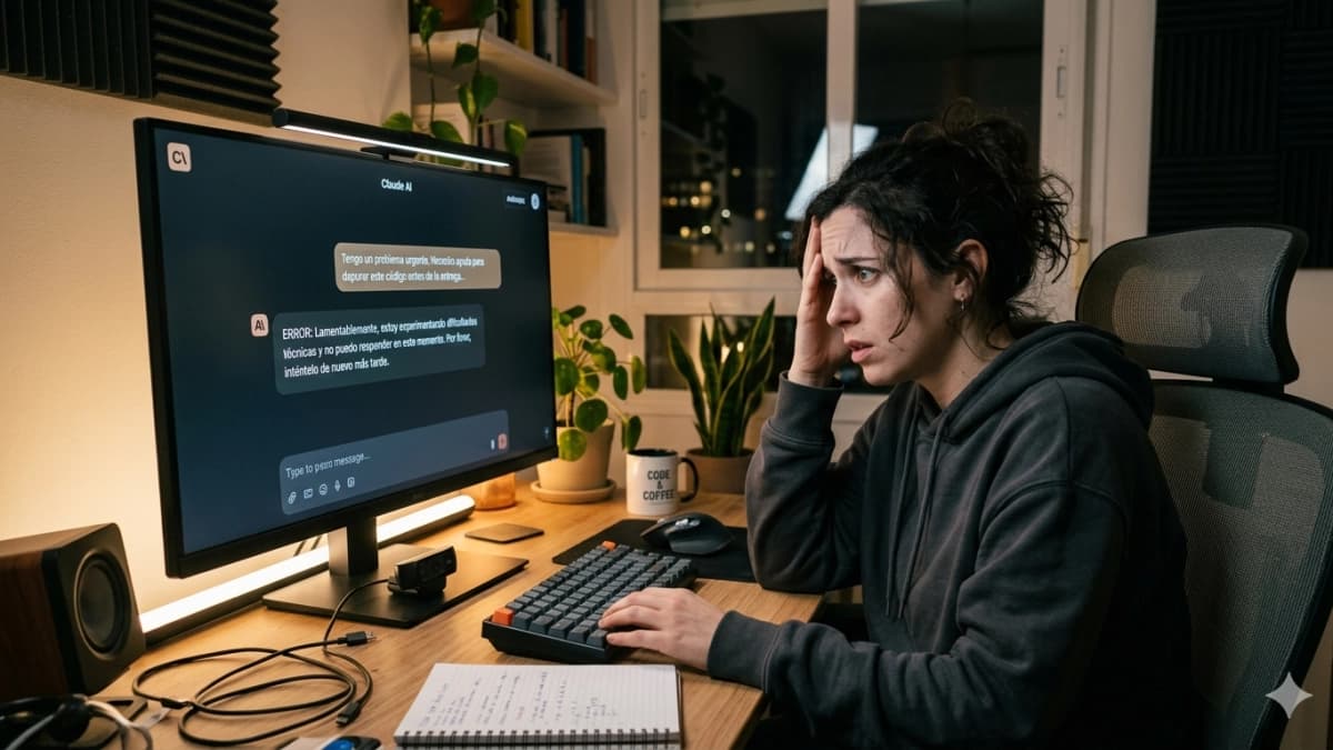 Claude cae globalmente: millones de usuarios sin acceso al chatbot de Anthropic