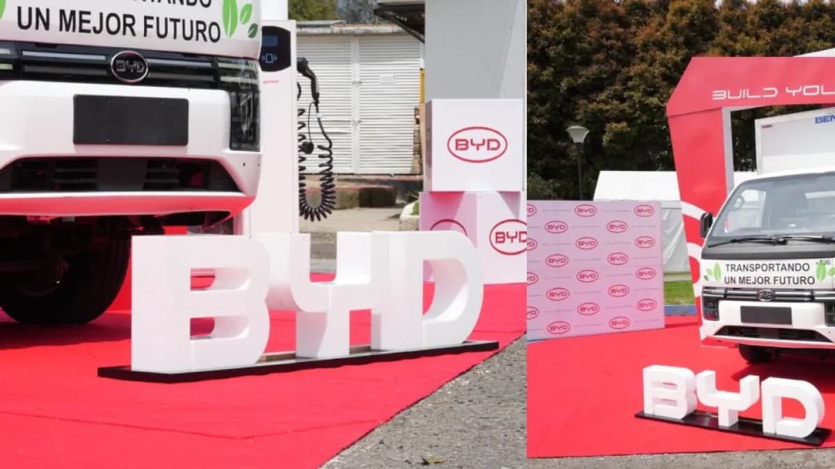 BYD llega a Colombia con camiones eléctricos para revolucionar la logística urbana