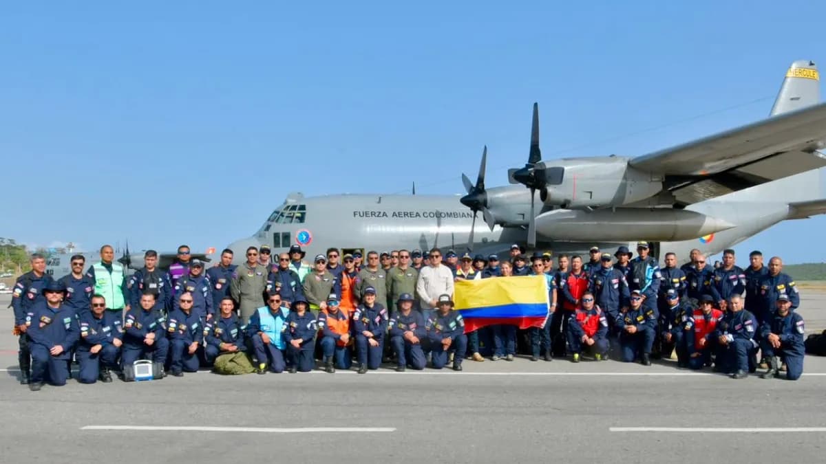 Colombia despliega su mejor equipo de rescate en Venezuela tras los sismos del 24 de junio