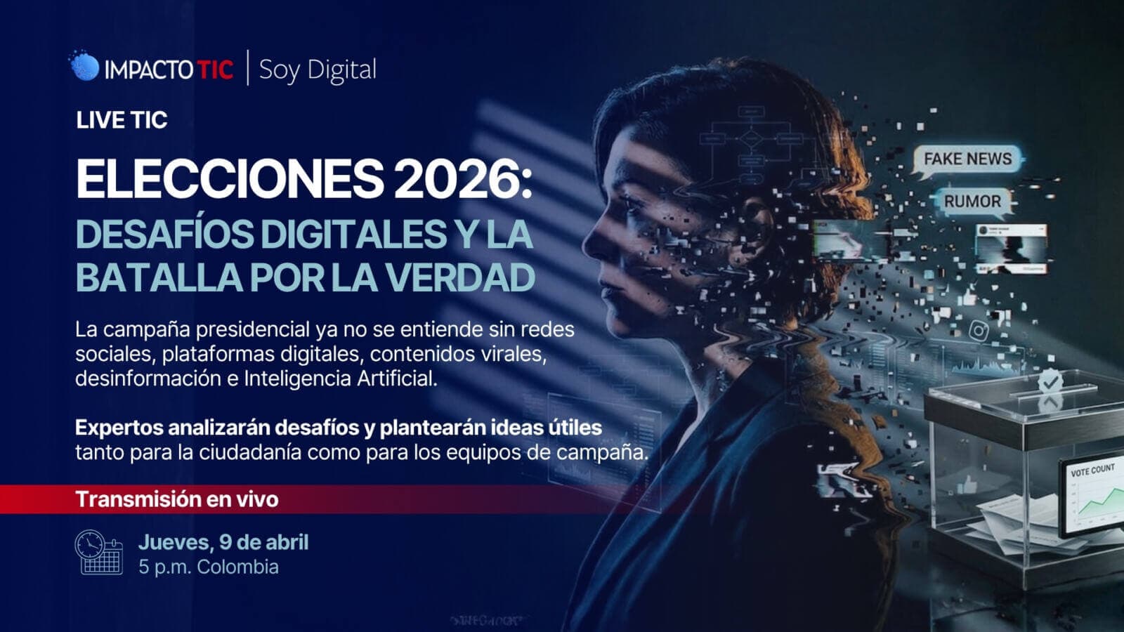 Elecciones 2026: Colombia enfrenta batalla contra la desinformación en redes mientras prepara voto digital