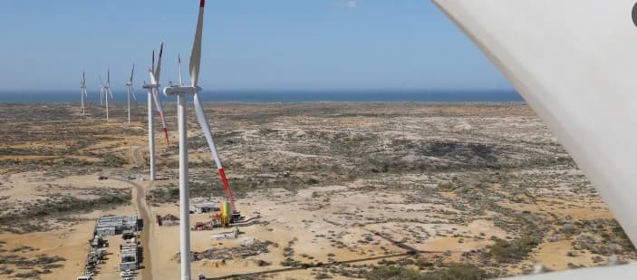 Parques eólicos de AES y Ecopetrol en La Guajira se retrasan hasta finales de 2026